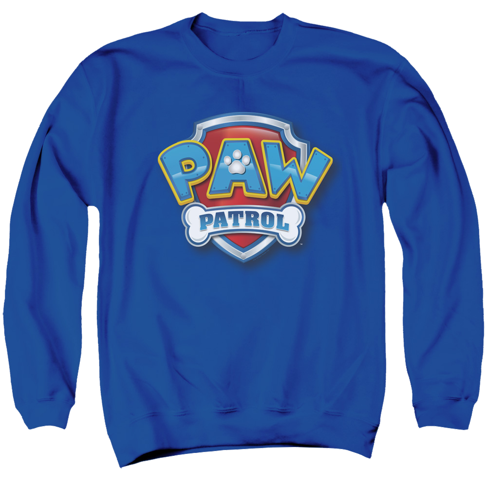 Paw Patrol 3D Logo - Men's Crewneck Sweatshirt Men's Crewneck Sweatshirt Paw Patrol