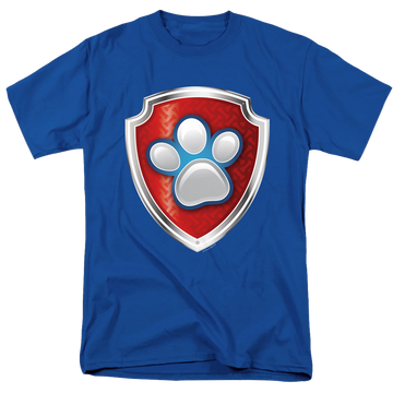 Royal men's regular fit t-shirt with Paw Patrol Badge graphic