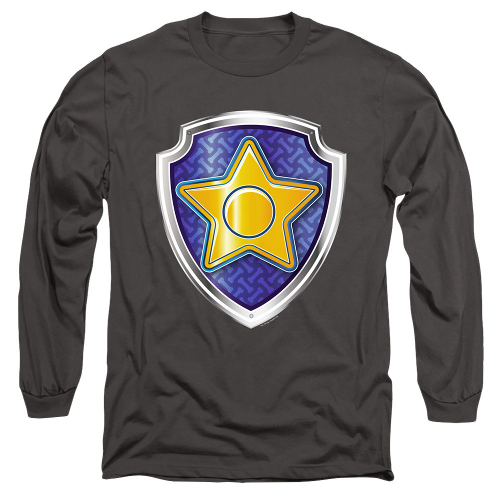 Paw Patrol Chase Badge - Men's Long Sleeve T-Shirt Men's Long Sleeve T-Shirt Paw Patrol