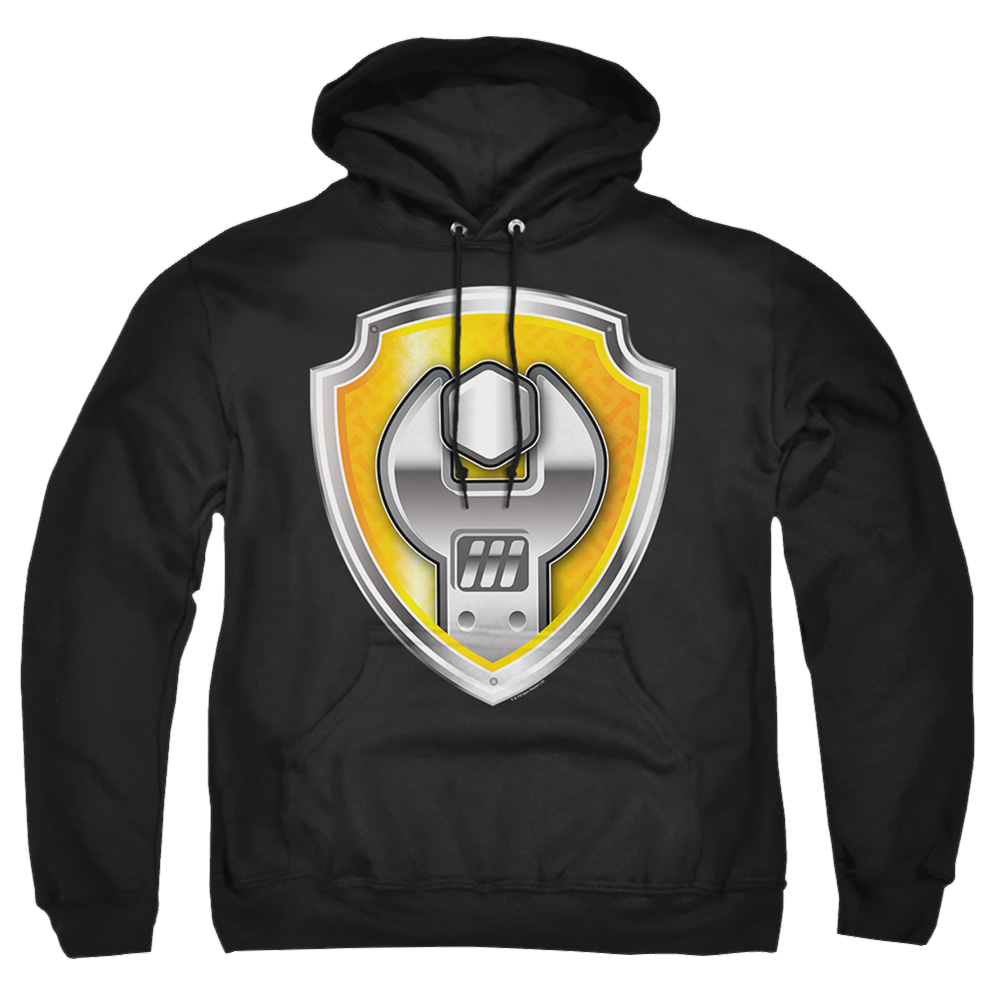 Paw Patrol Rubble Badge - Pullover Hoodie Pullover Hoodie Paw Patrol