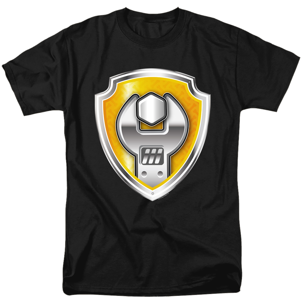 Paw Patrol Rubble Badge - Men's Regular Fit T-Shirt Men's Regular Fit T-Shirt Paw Patrol