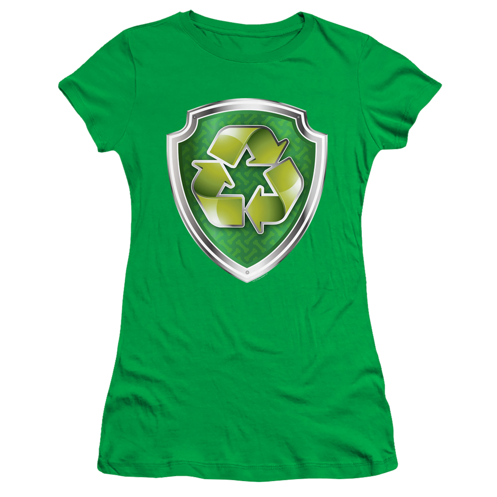 Paw Patrol Rocky Badge - Juniors T-Shirt Juniors T-Shirt Paw Patrol