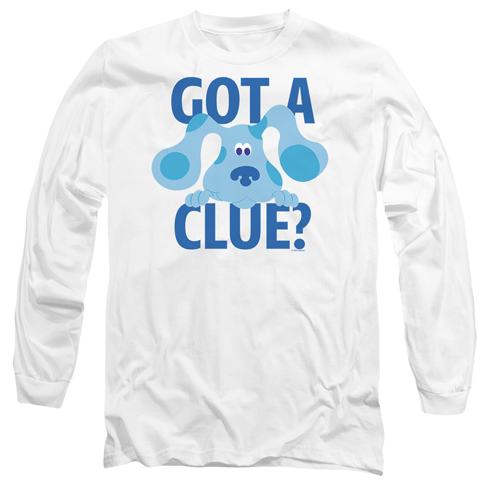Blue's Clues Get A Clue - Men's Long Sleeve T-Shirt Men's Long Sleeve T-Shirt Blue's Clues