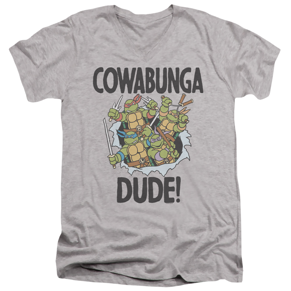 Teenage Mutant Ninja Turtles Cowabunga Dude Pf - Men's V-Neck T-Shirt Men's V-Neck T-Shirt Teenage Mutant Ninja Turtles
