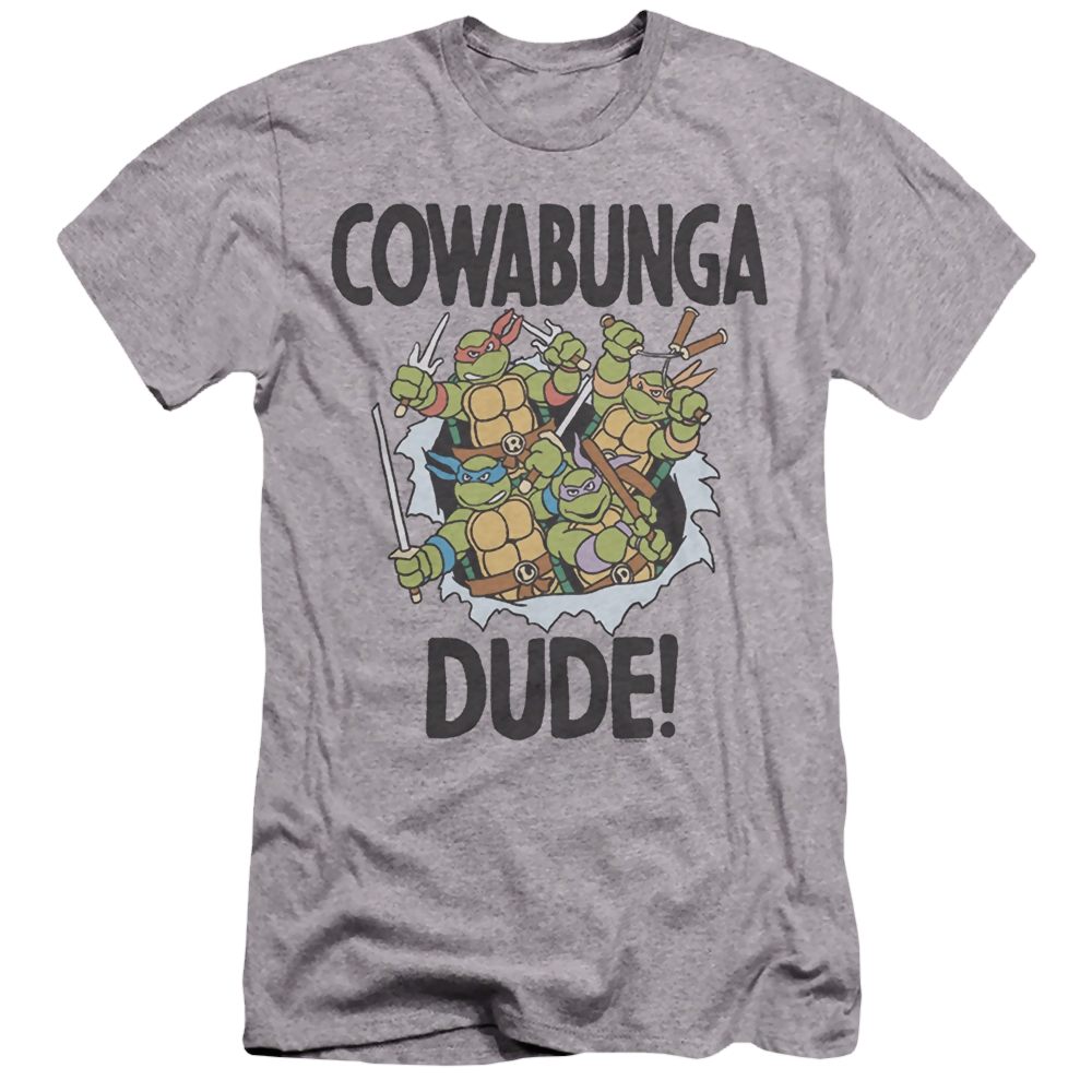 Teenage Mutant Ninja Turtles Cowabunga Dude Pf - Men's Premium Slim Fit T-Shirt Men's Premium Slim Fit T-Shirt Teenage Mutant Ninja Turtles