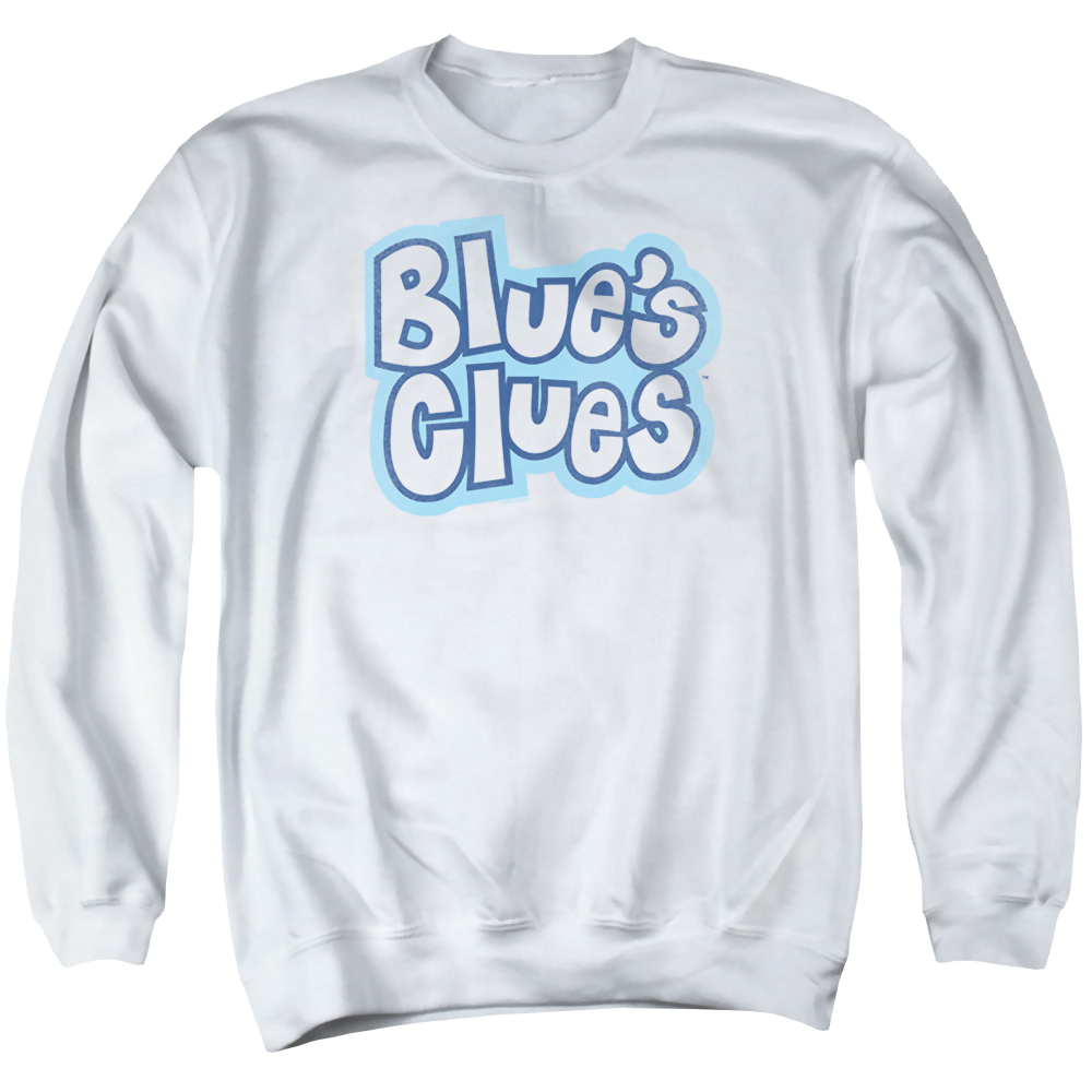 Blue's Clues Blue'S Clues Vintage Logo - Men's Crewneck Sweatshirt Men's Crewneck Sweatshirt Blue's Clues