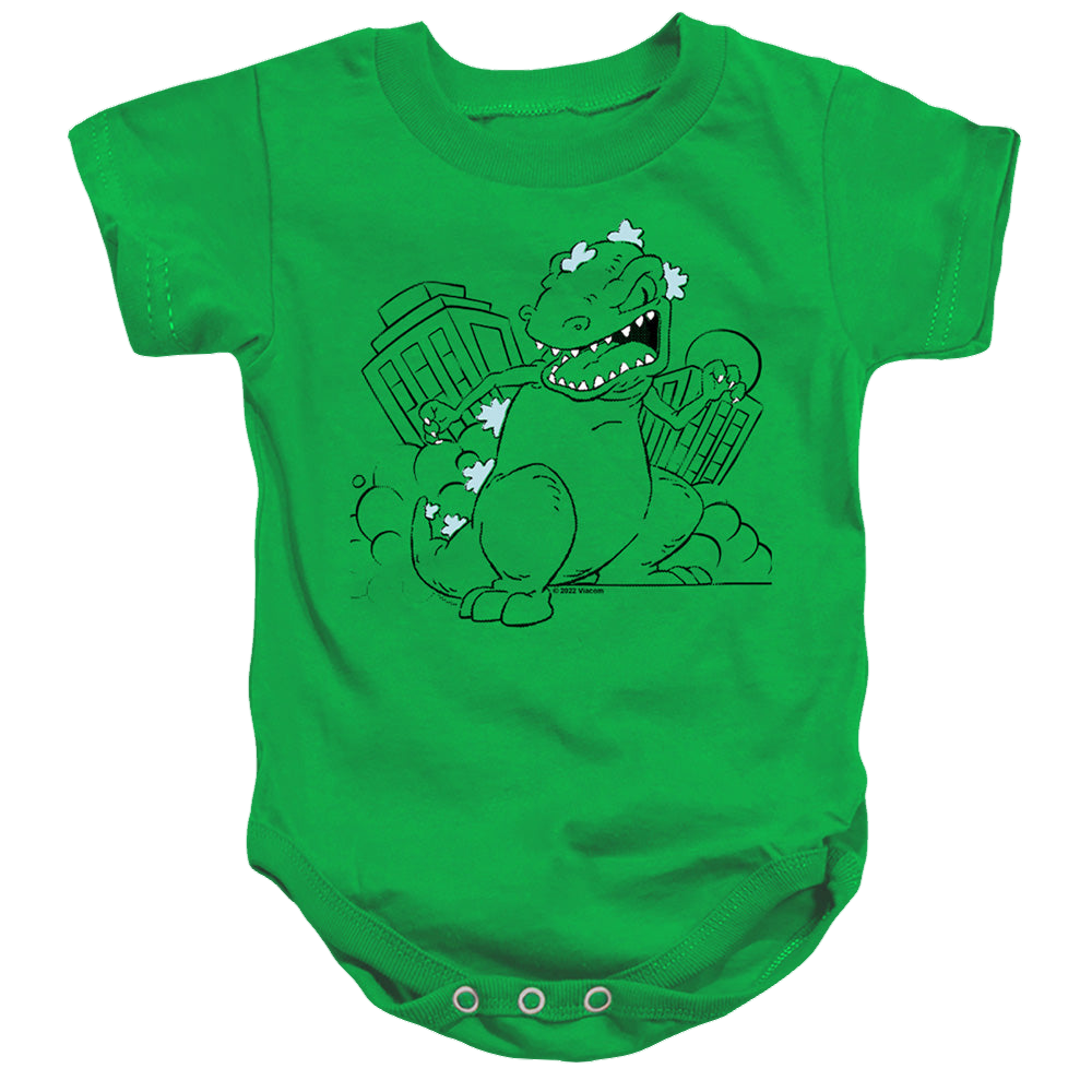 Rugrats Reptar Destroys City - Baby Bodysuit Baby Bodysuit Rugrats