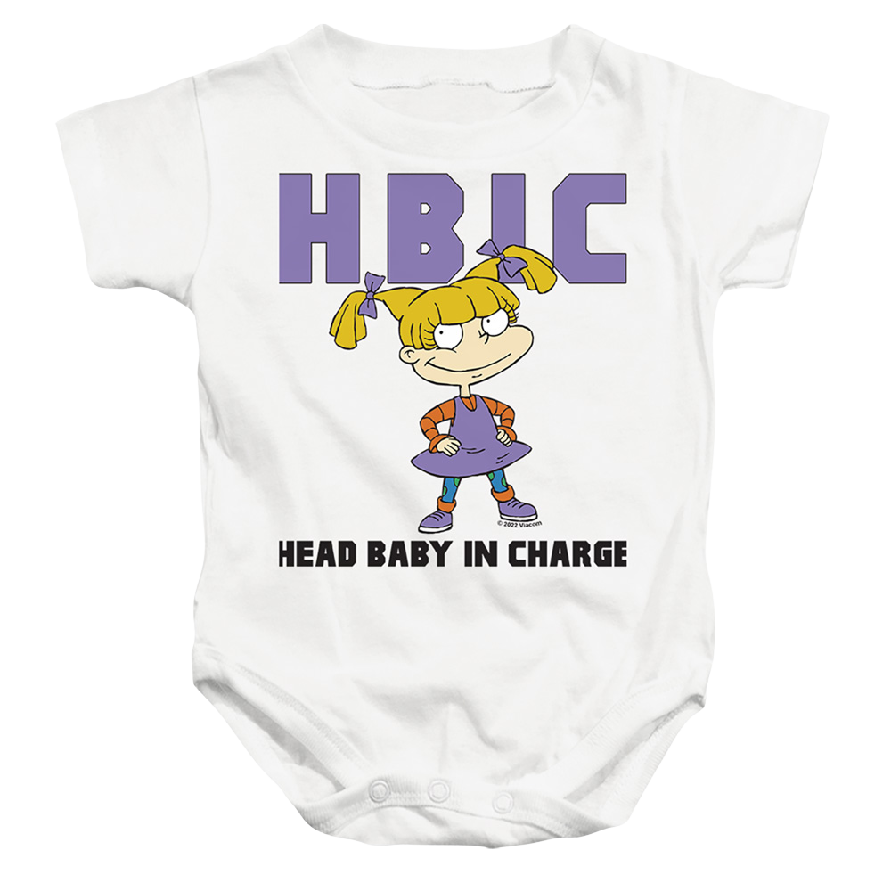 Rugrats Head Baby In Charge - Baby Bodysuit Baby Bodysuit Rugrats