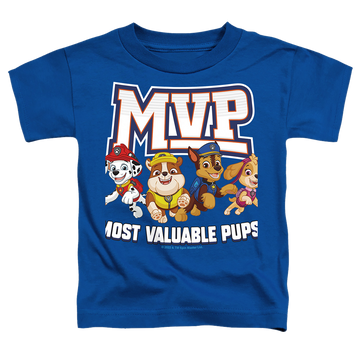 Royal toddler t-shirt with Paw Patrol Mvp Pups graphic