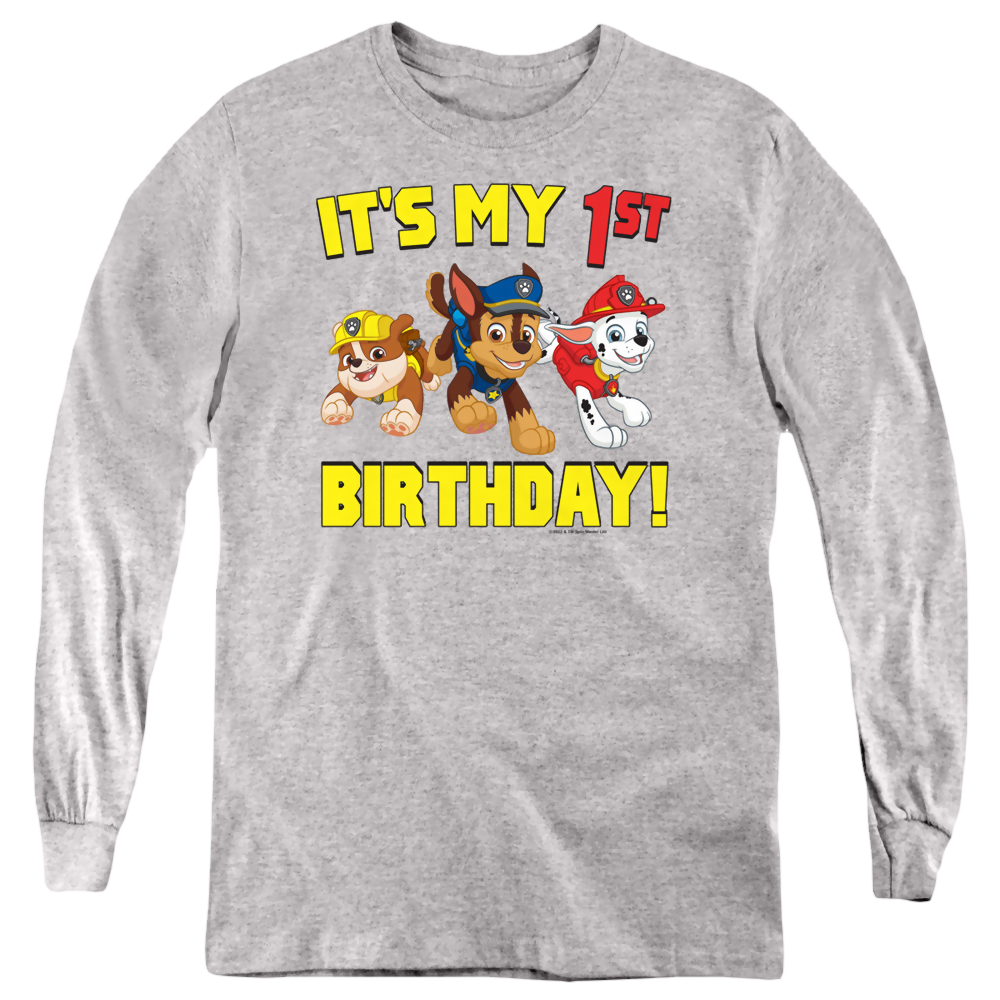 Paw Patrol Group Happy Birthday - Youth Long Sleeve T-Shirt Youth Long Sleeve T-Shirt Paw Patrol