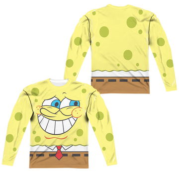 SpongeBob SquarePants Guilty Face men's all-over print long sleeve