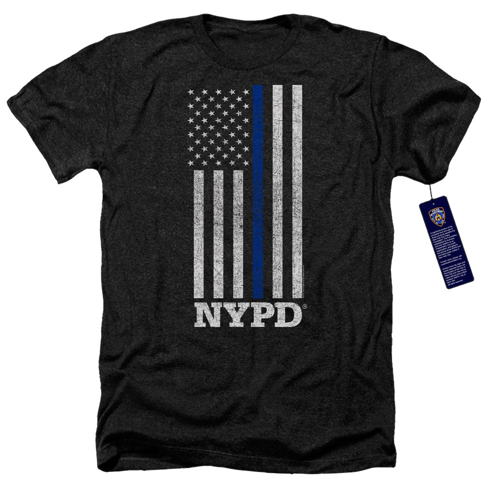 New York City Thin Blue Line Men's Heather T-Shirt Men's Heather T-Shirt New York City