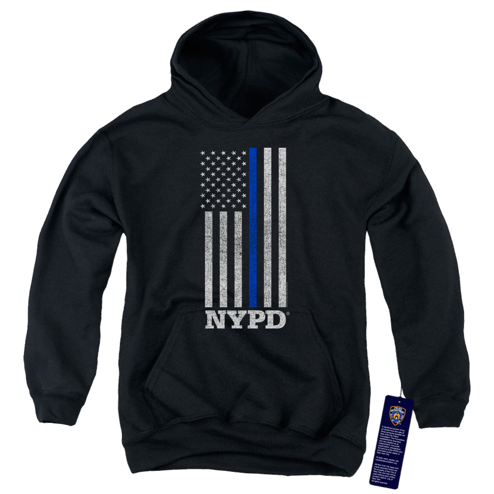 New York City Thin Blue Line Youth Hoodie (Ages 8-12) Youth Hoodie (Ages 8-12) New York City