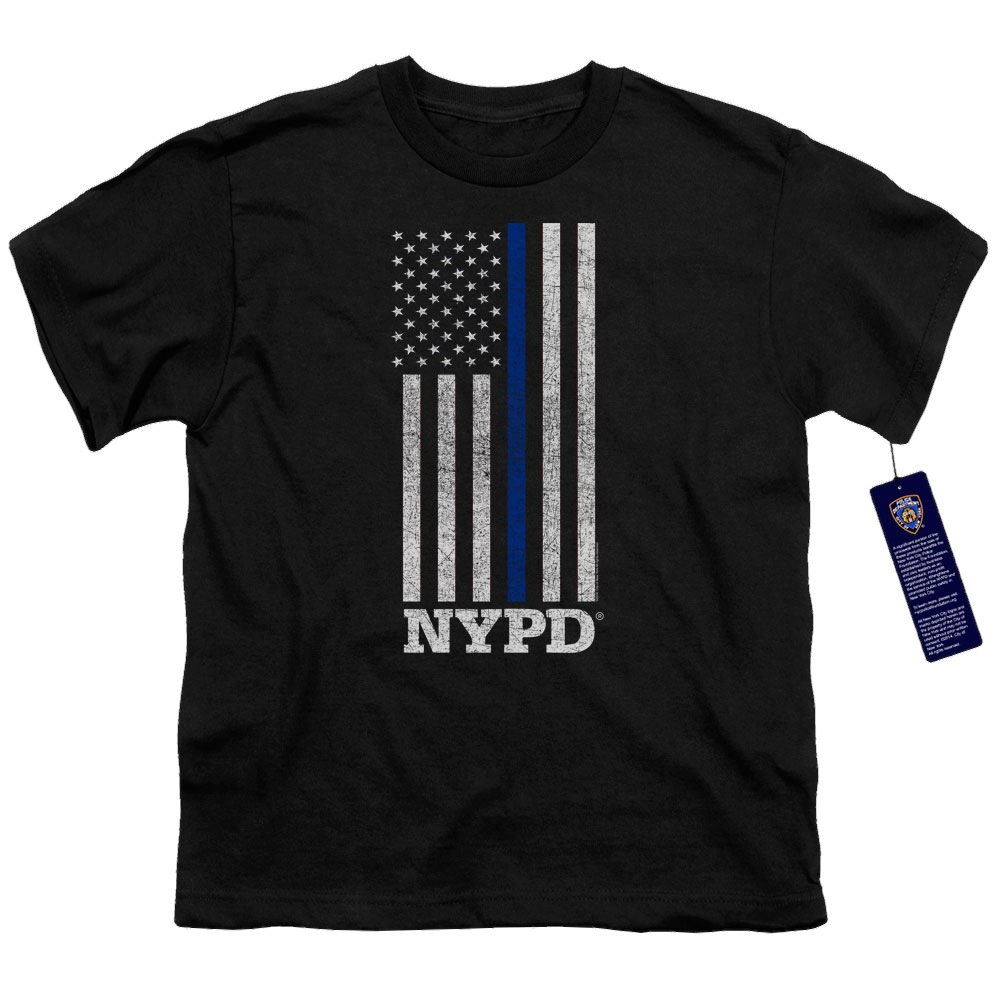 New York City Thin Blue Line Youth T-Shirt (Ages 8-12) Youth T-Shirt (Ages 8-12) New York City