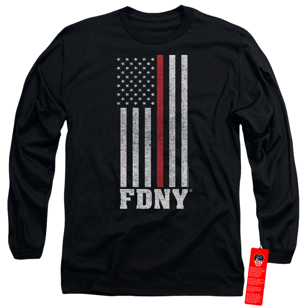 NYC Thin Red Line - Men's Long Sleeve T-Shirt Men's Long Sleeve T-Shirt New York City