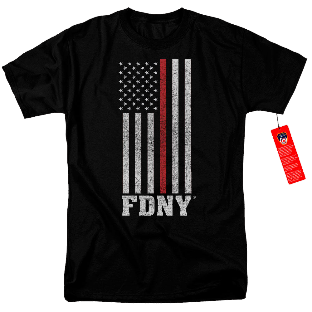NYC Thin Red Line - Men's Regular Fit T-Shirt Men's Regular Fit T-Shirt New York City