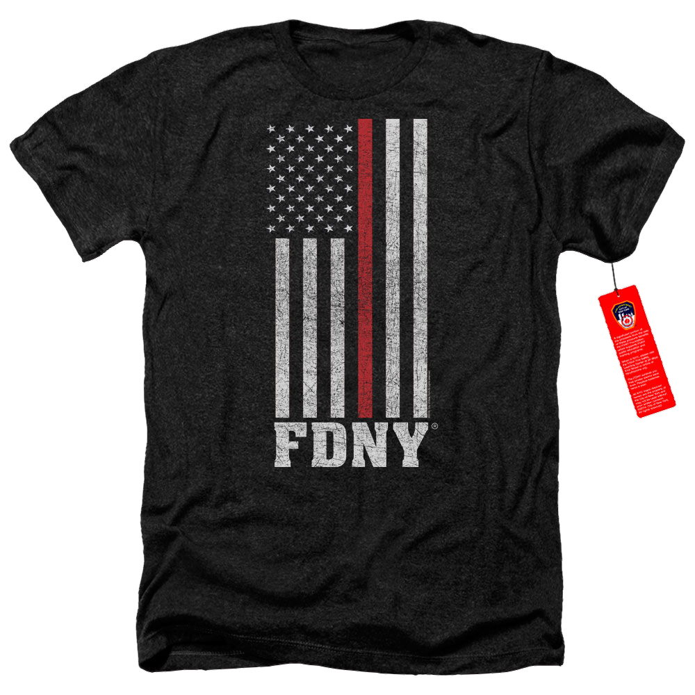 NYC Thin Red Line - Men's Heather T-Shirt Men's Heather T-Shirt New York City
