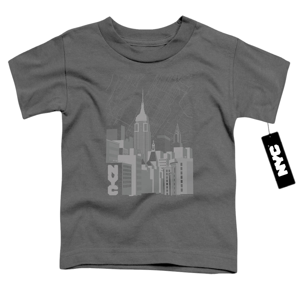 New York City Manhattan Monochrome Toddler T-Shirt Toddler T-Shirt New York City