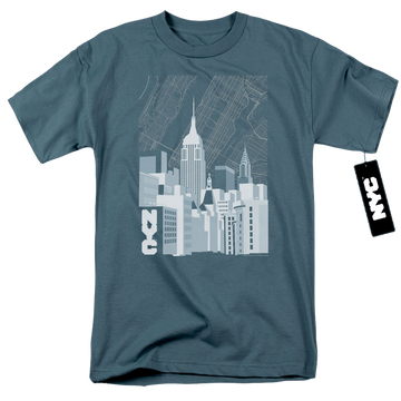 New York City Manhattan Monochrome Men's Regular Fit T-Shirt Men's Regular Fit T-Shirt New York City