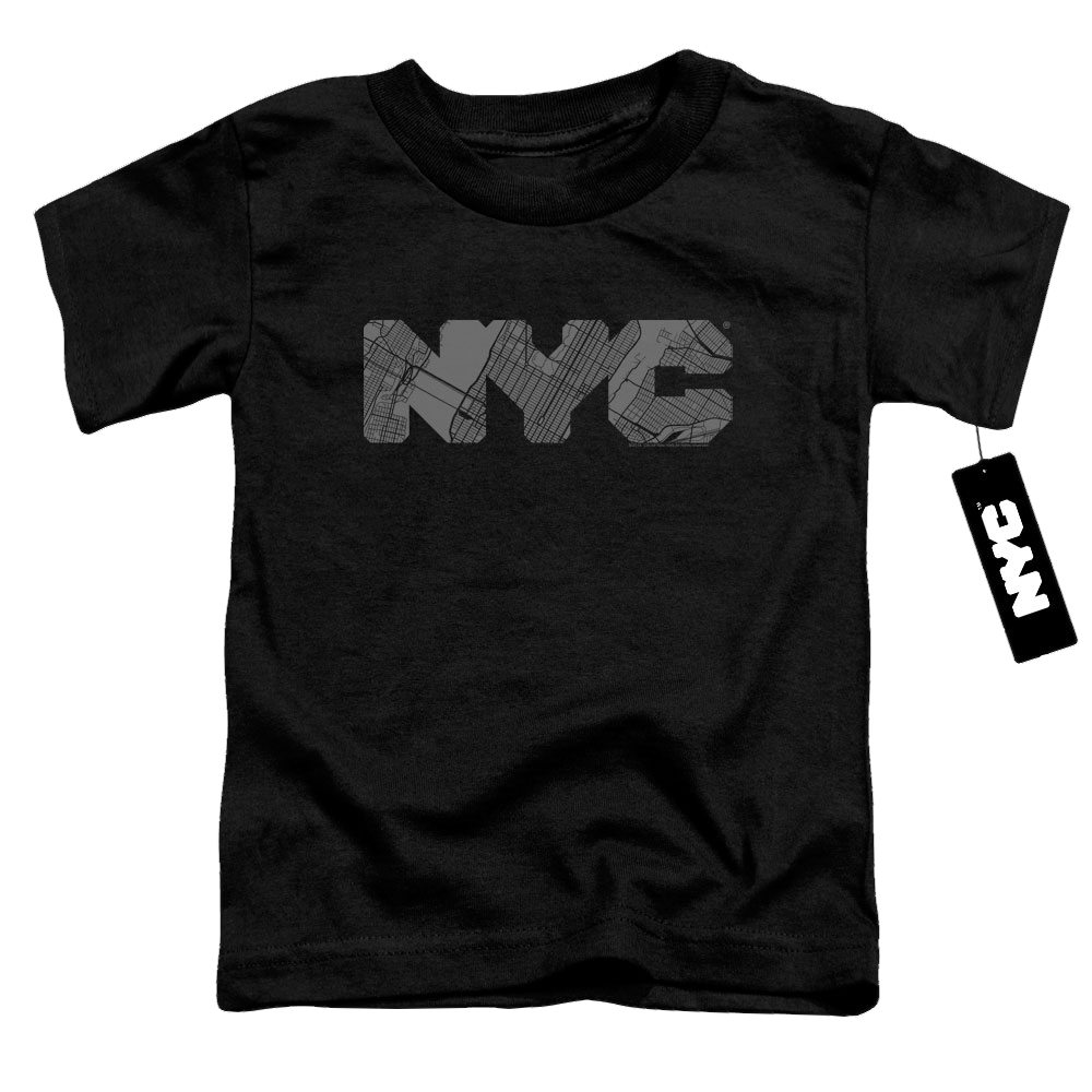 NYC Nyc Map Fill - Toddler T-Shirt Toddler T-Shirt New York City