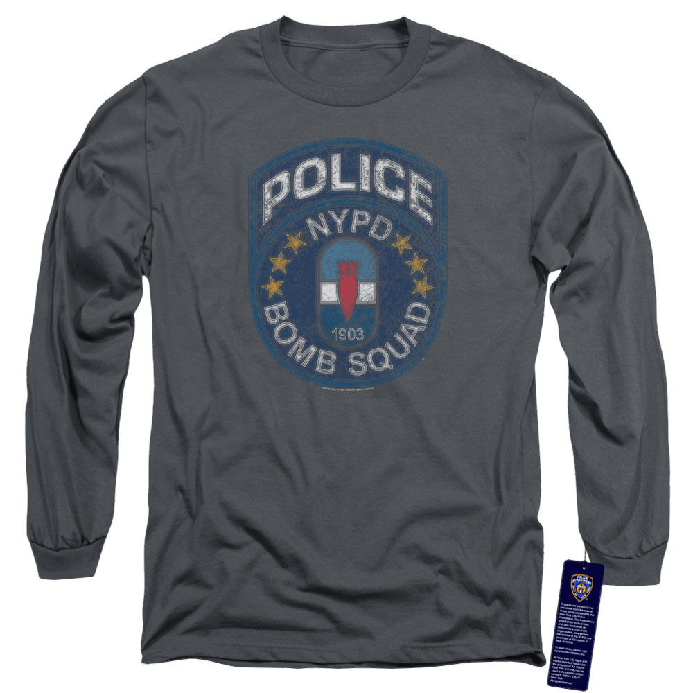 New York City Bomb Squad Men's Long Sleeve T-Shirt Men's Long Sleeve T-Shirt New York City