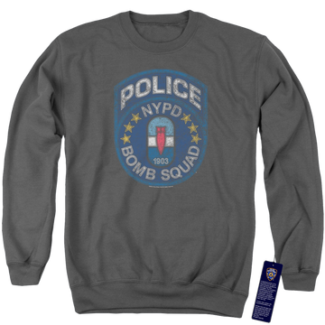 New York City Bomb Squad Men's Crewneck Sweatshirt Men's Crewneck Sweatshirt New York City