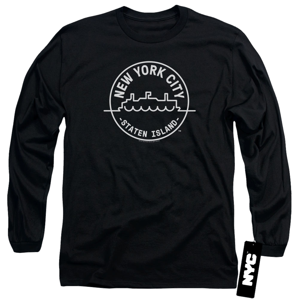 New York City See Nyc Staten Island Men's Long Sleeve T-Shirt Men's Long Sleeve T-Shirt New York City