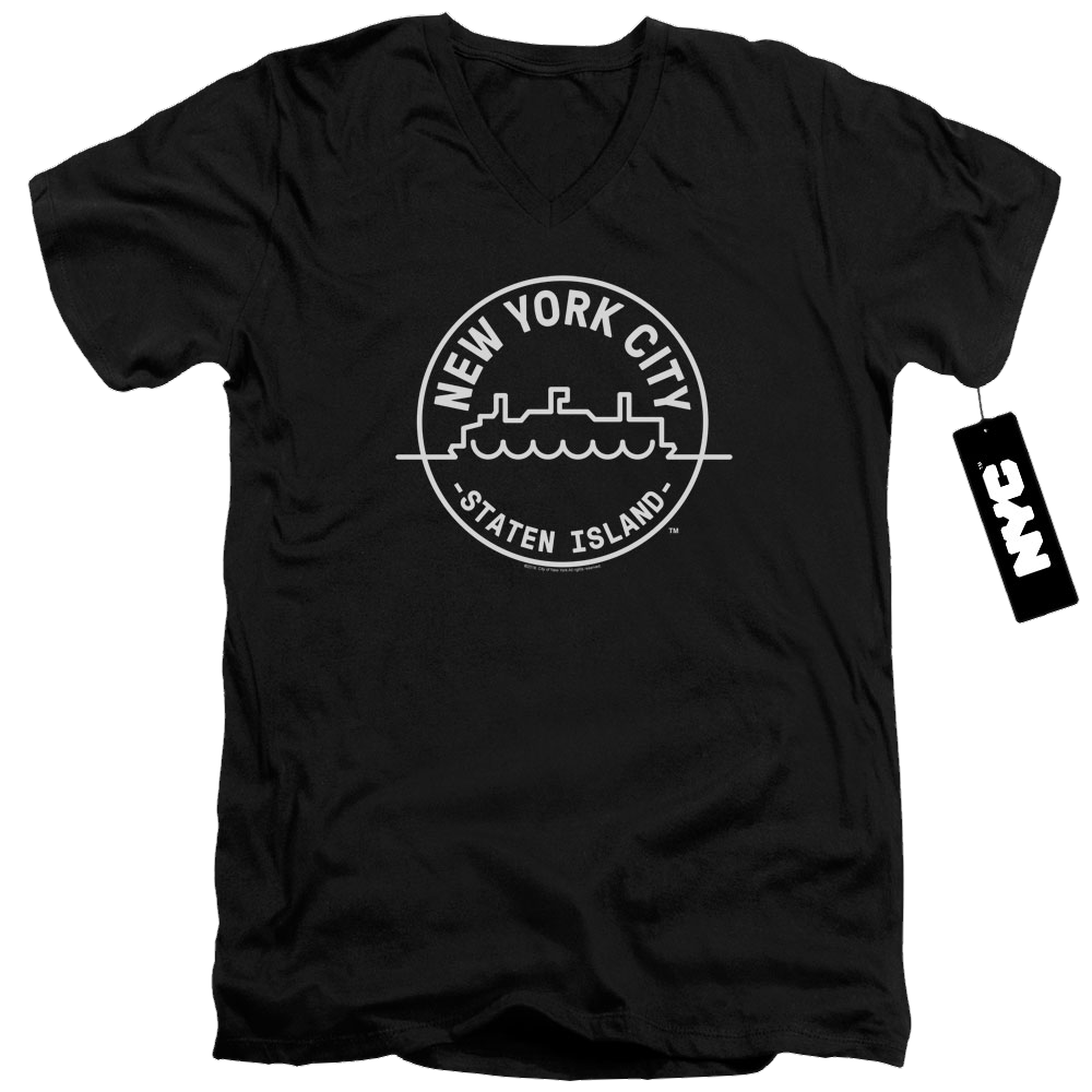 New York City See Nyc Staten Island Men's V-Neck T-Shirt Men's V-Neck T-Shirt New York City