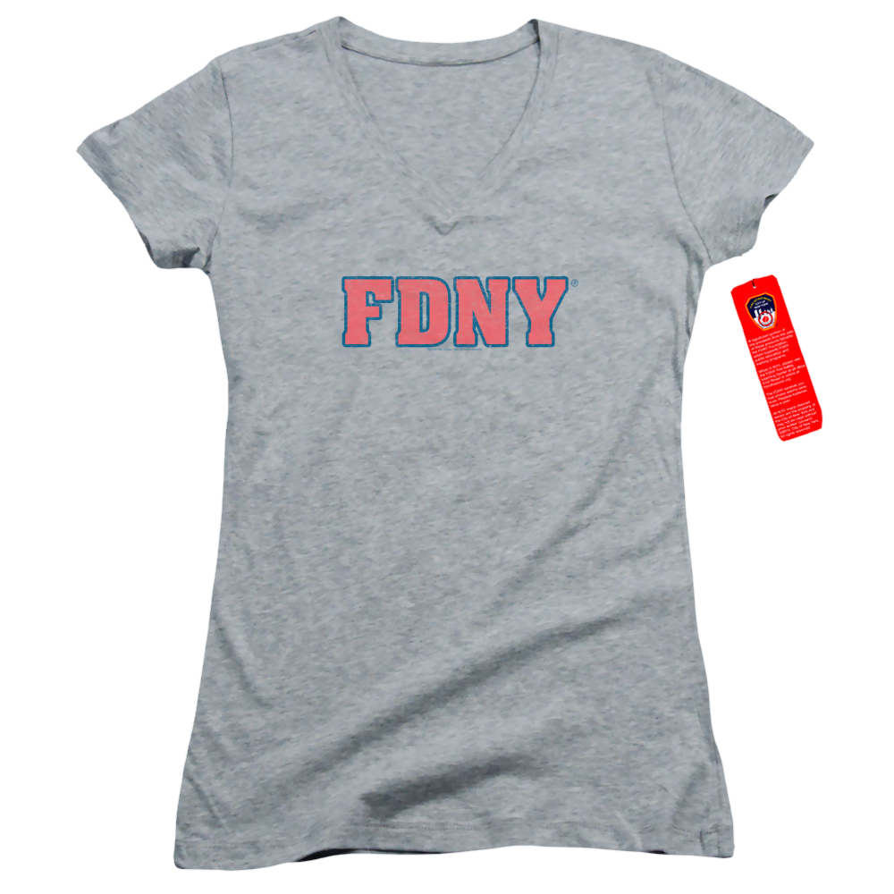 New York City Fdny Juniors V-Neck T-Shirt Juniors V-Neck T-Shirt New York City