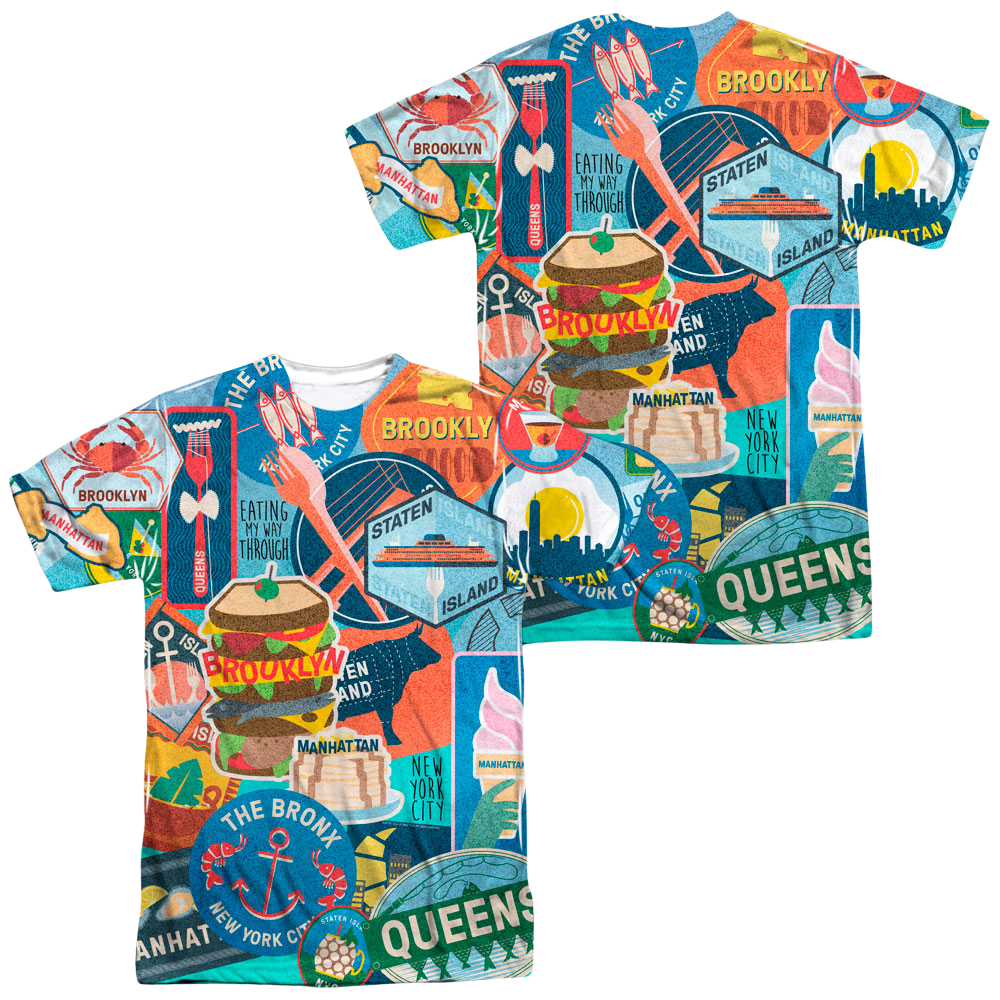 New York City Eating Nyc Men's All-Over Print T-Shirt Men's All-Over Print T-Shirt New York City