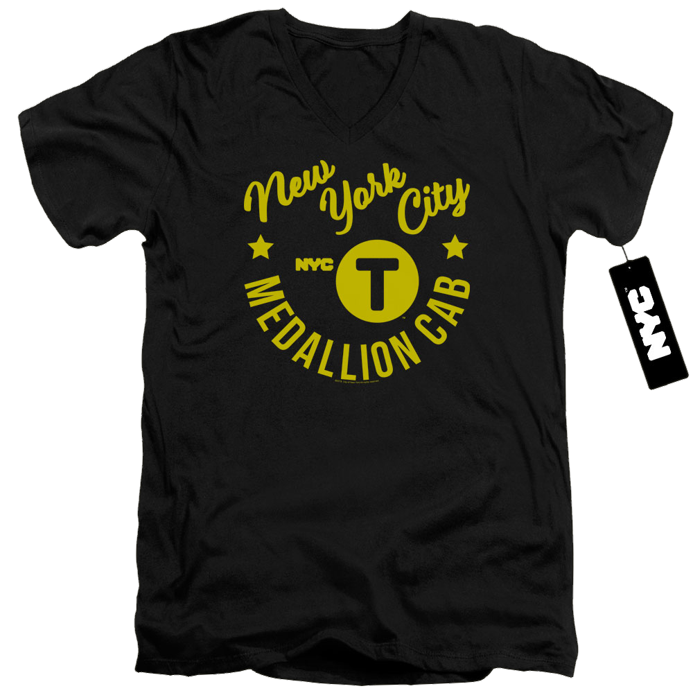 New York City Nyc Hipster Taxi Tee Men's V-Neck T-Shirt Men's V-Neck T-Shirt New York City