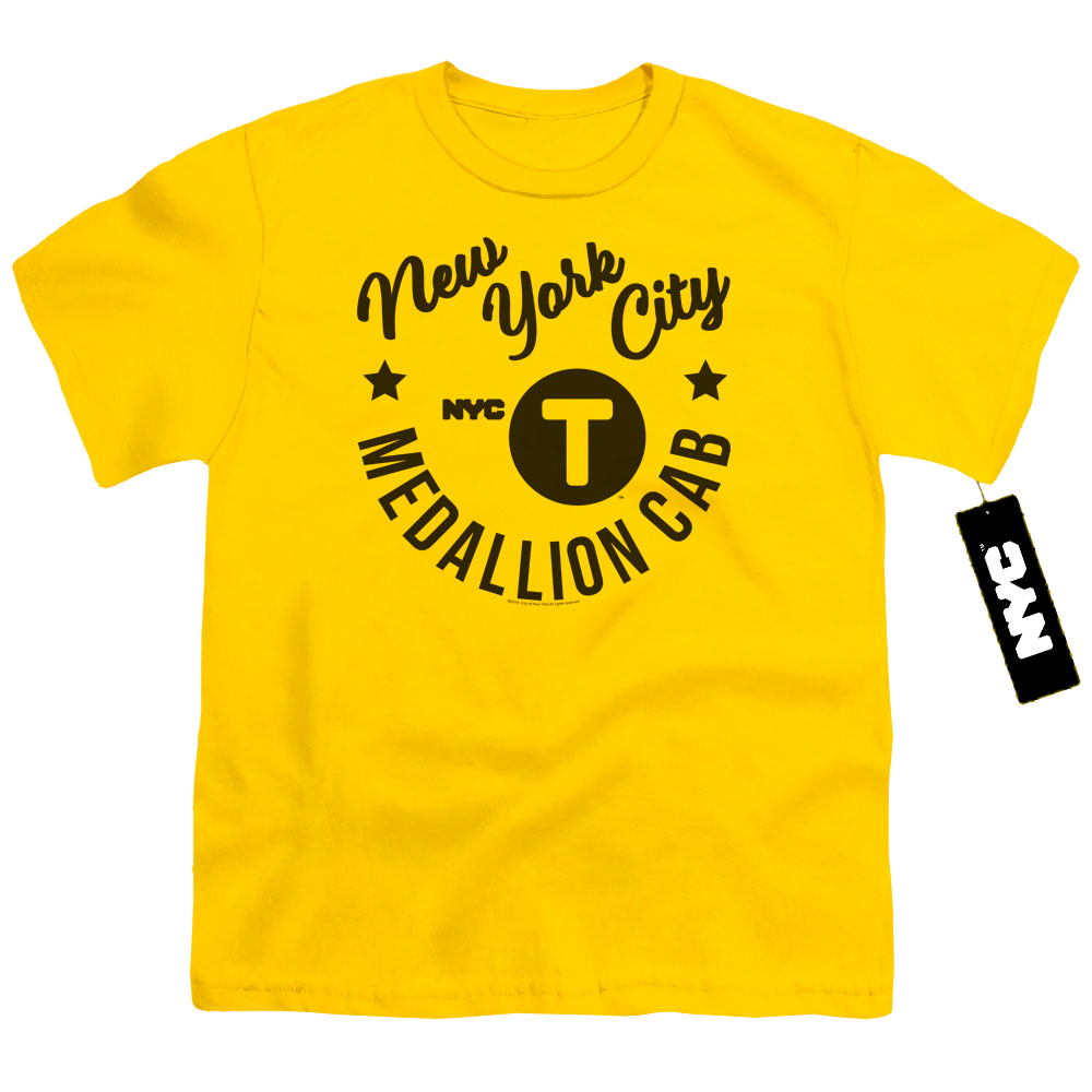 New York City Nyc Hipster Taxi Tee Youth T-Shirt (Ages 8-12) Youth T-Shirt (Ages 8-12) New York City