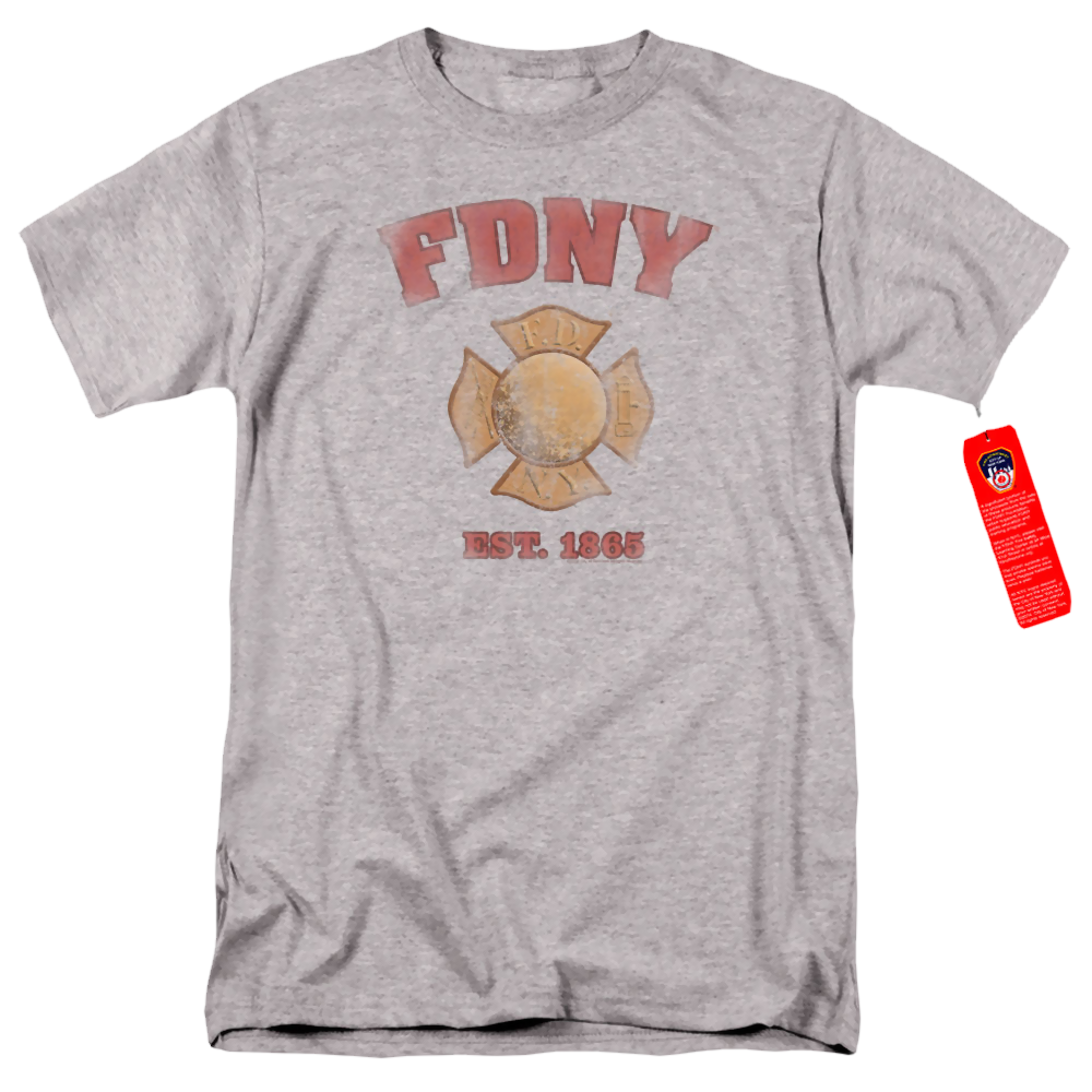 NYC Fdny Vintage Badge - Men's Regular Fit T-Shirt Men's Regular Fit T-Shirt New York City