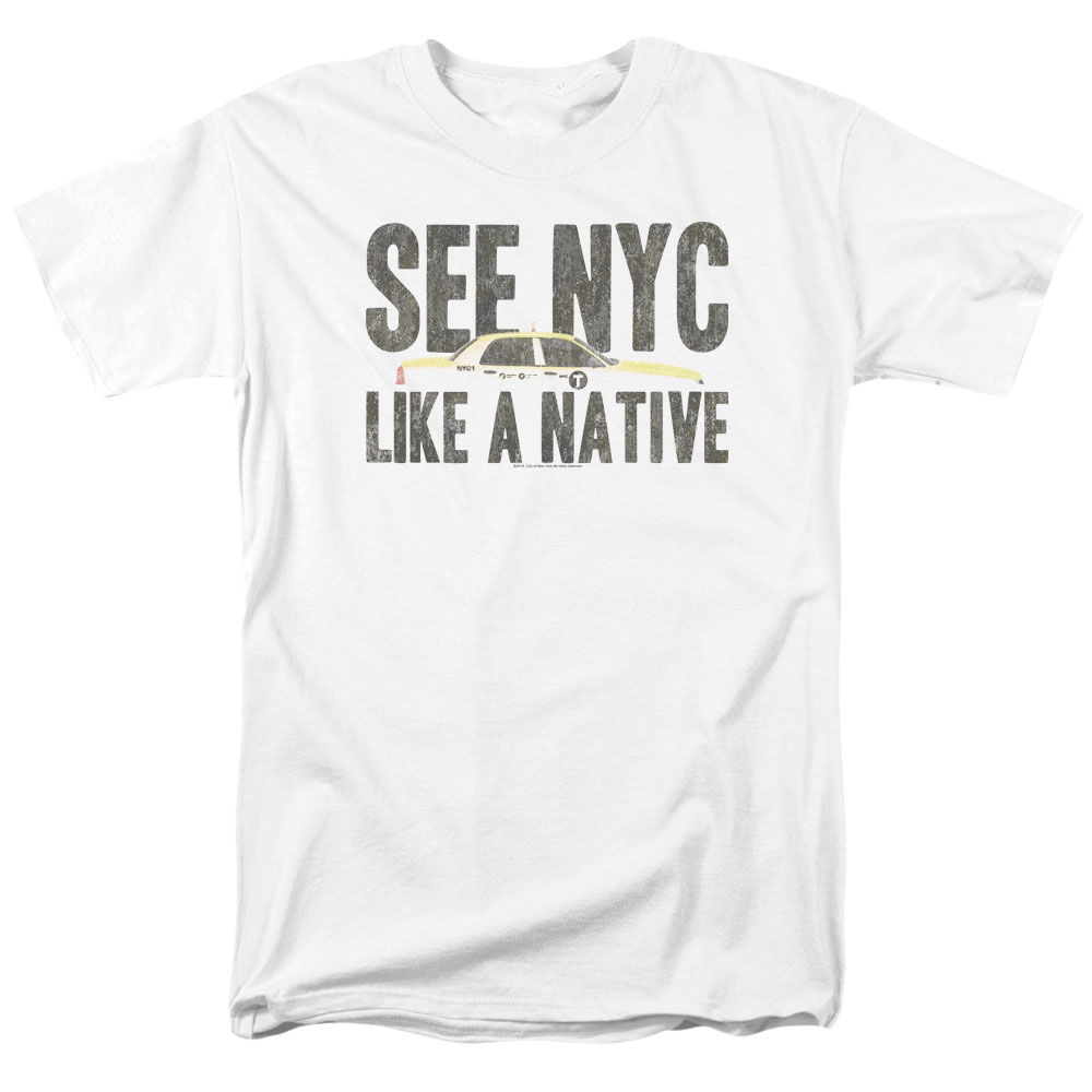 New York City Nyc Like A Native Men's Regular Fit T-Shirt Men's Regular Fit T-Shirt New York City