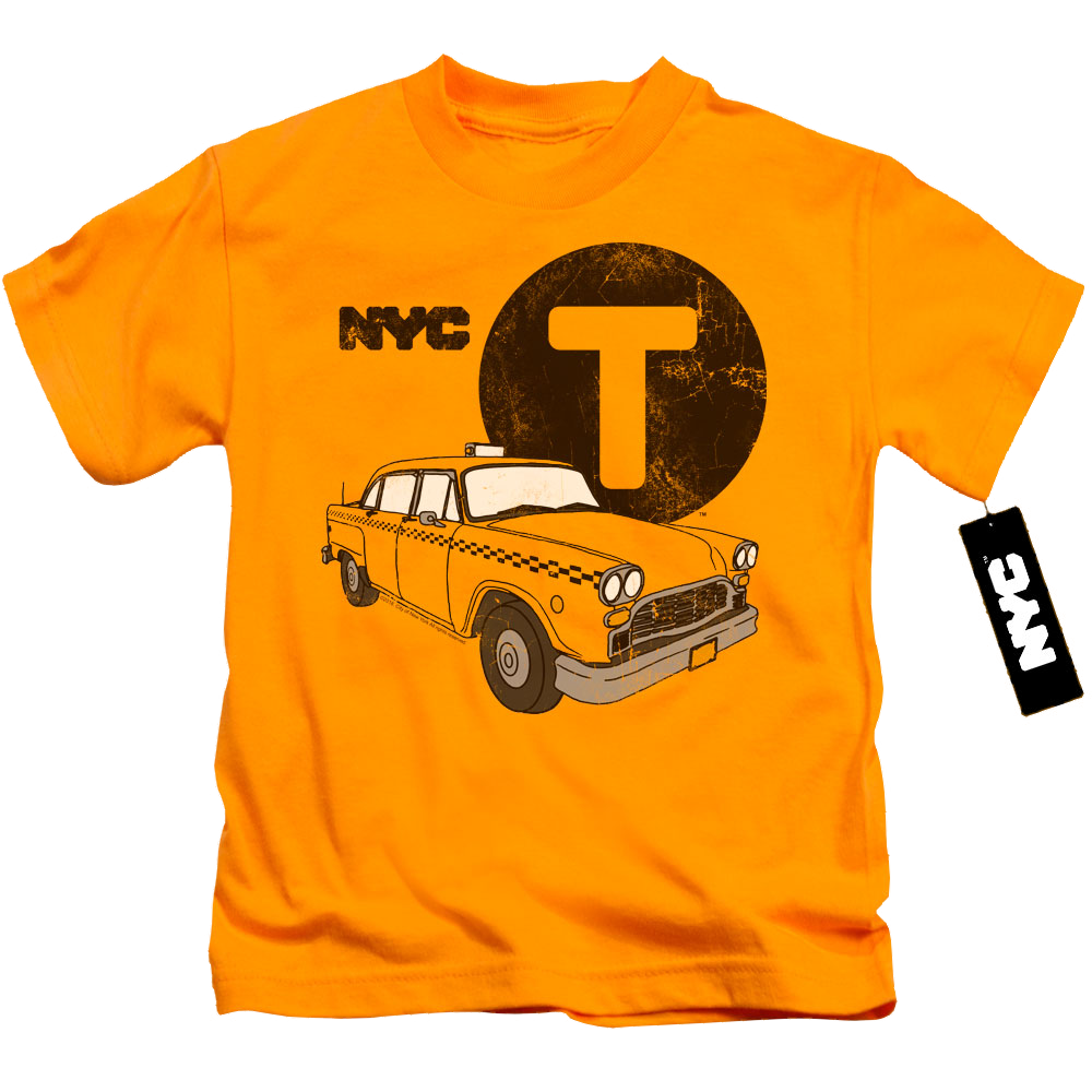 New York City Yellow Cab Kid's T-Shirt (Ages 4-7) Kid's T-Shirt (Ages 4-7) New York City