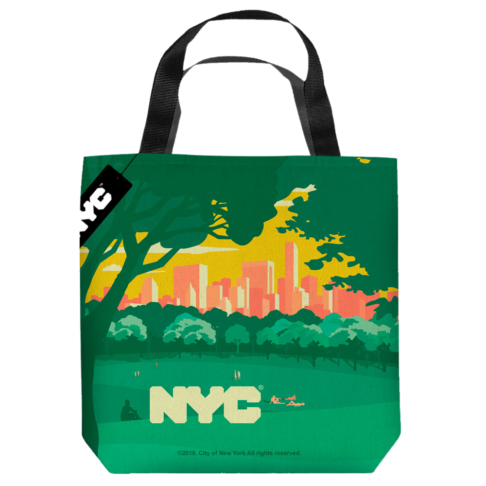 Nyc Central Park Skyline - Tote Bag Tote Bags New York City