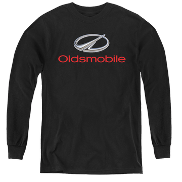 Oldsmobile Modern Logo - Youth Long Sleeve T-Shirt Youth Long Sleeve T-Shirt Oldsmobile