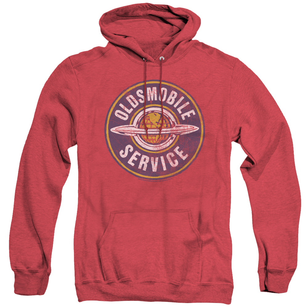 Oldsmobile Vintage Service - Heather Pullover Hoodie Heather Pullover Hoodie Oldsmobile