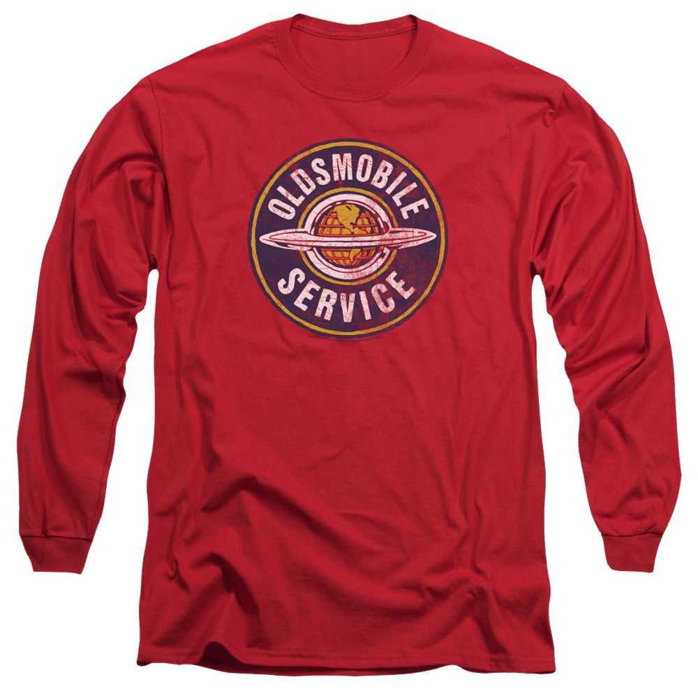 Oldsmobile Vintage Service Men's Long Sleeve T-Shirt Men's Long Sleeve T-Shirt Oldsmobile