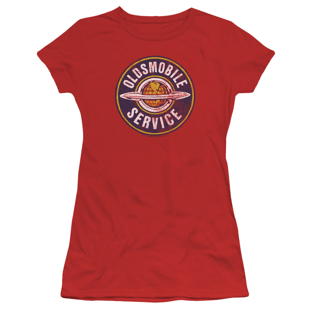Oldsmobile Vintage Service Juniors T-Shirt Juniors T-Shirt Oldsmobile