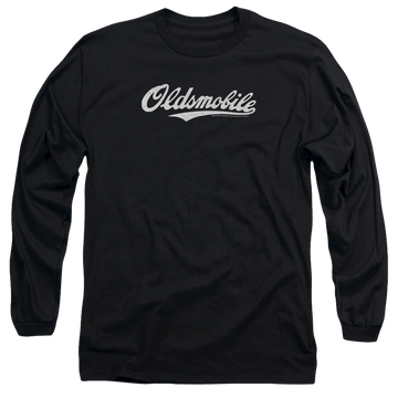Oldsmobile Oldsmobile Cursive Logo Men's Long Sleeve T-Shirt Men's Long Sleeve T-Shirt Oldsmobile
