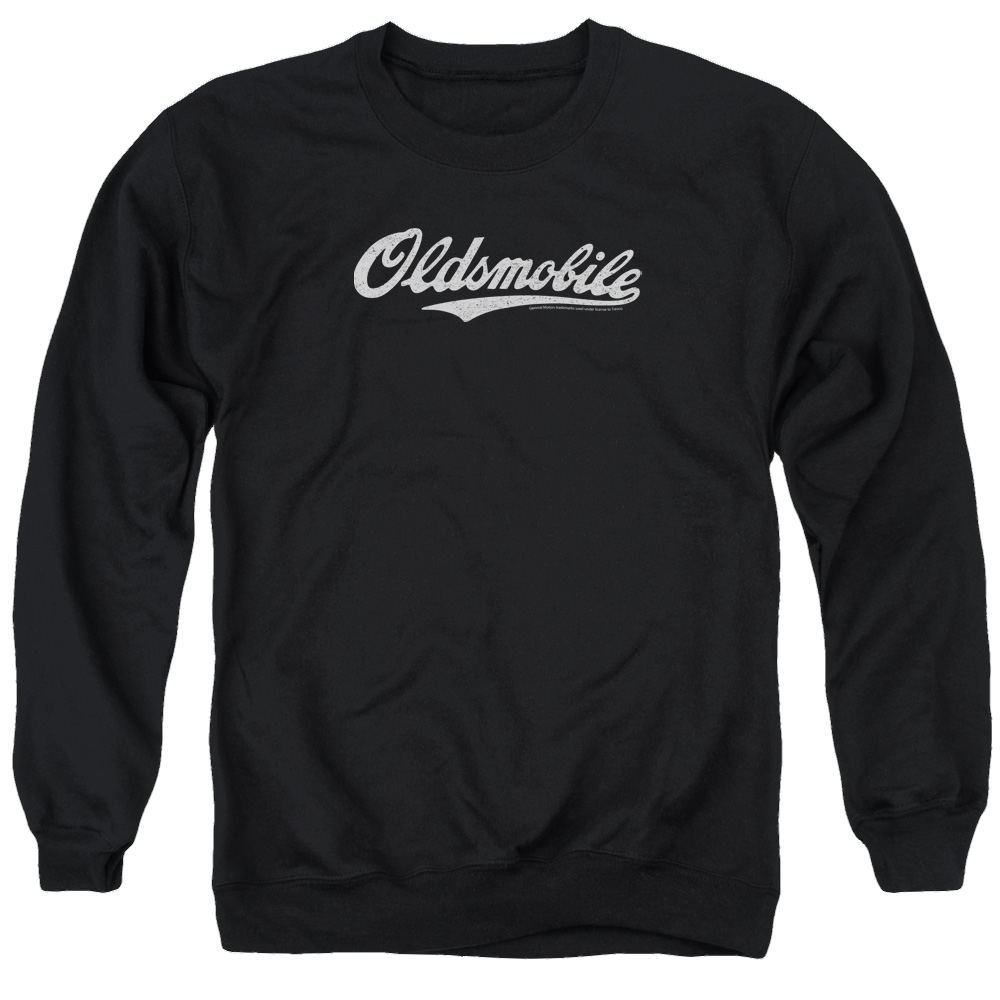 Oldsmobile Oldsmobile Cursive Logo Men's Crewneck Sweatshirt Men's Crewneck Sweatshirt Oldsmobile