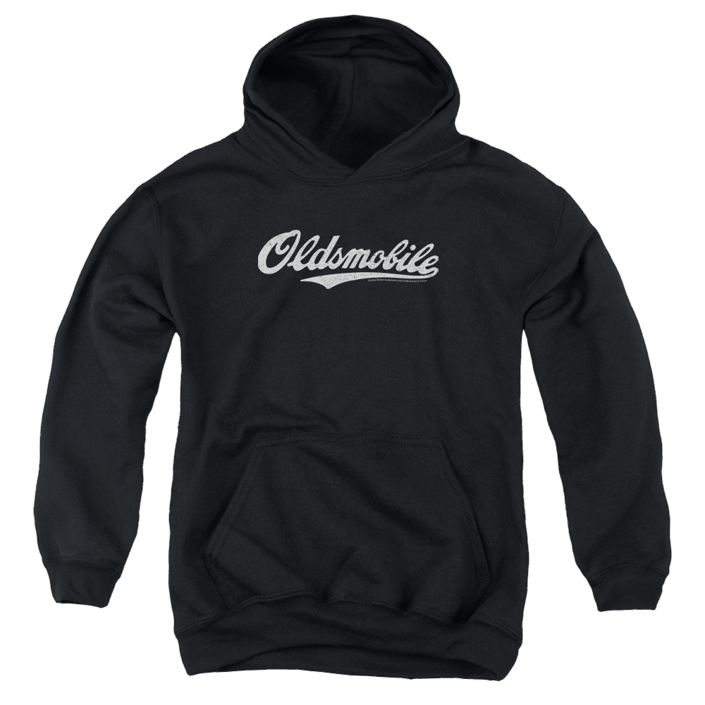 Oldsmobile Oldsmobile Cursive Logo Youth Hoodie (Ages 8-12) Youth Hoodie (Ages 8-12) Oldsmobile