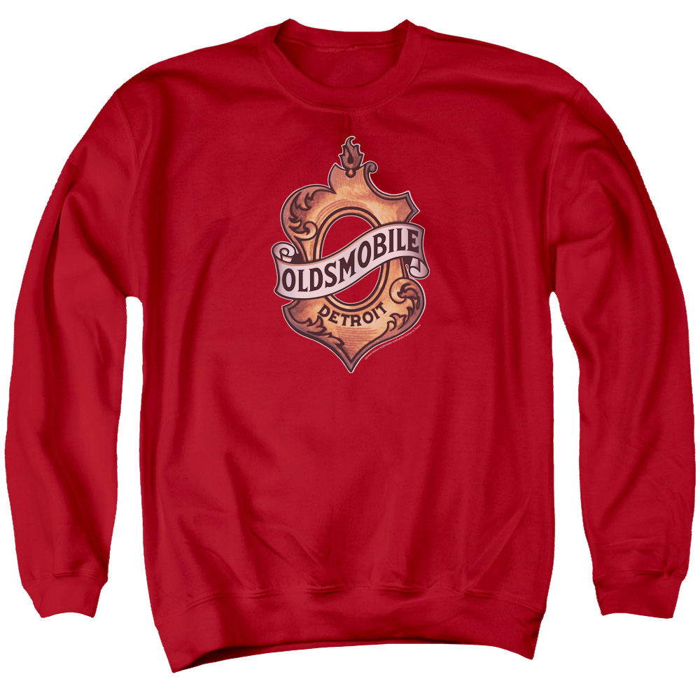 Oldsmobile Detroit Emblem Men's Crewneck Sweatshirt Men's Crewneck Sweatshirt Oldsmobile