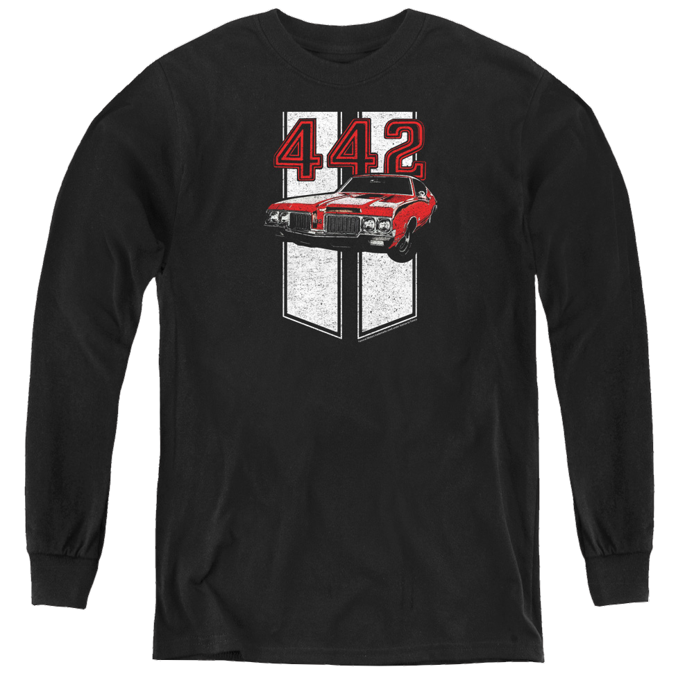 Oldsmobile 442 - Youth Long Sleeve T-Shirt Youth Long Sleeve T-Shirt Oldsmobile