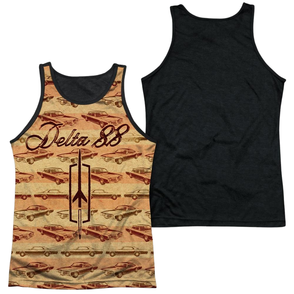 Oldsmobile Delta 88 Men's Black Back Tank Men's Black Back Tank Oldsmobile