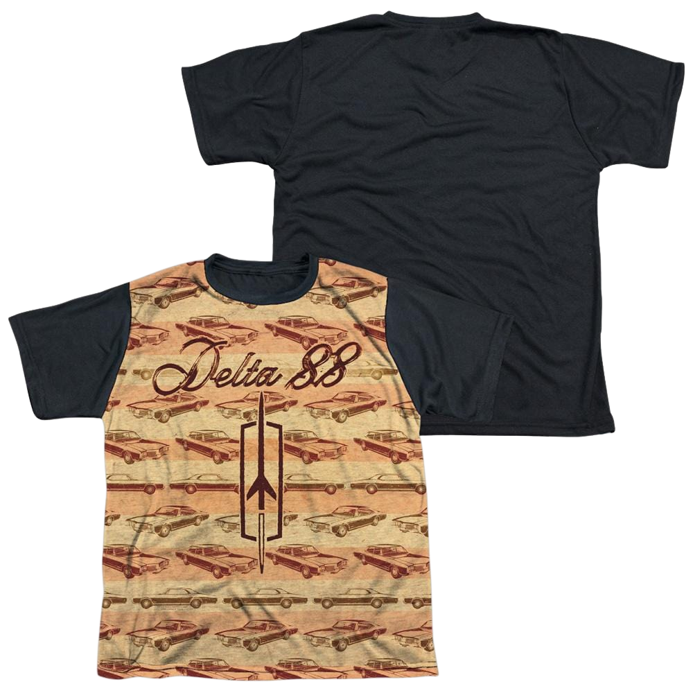 Oldsmobile Delta 88 Youth Black Back T-Shirt (Ages 8-12) Youth Black Back T-Shirt (Ages 8-12) Oldsmobile