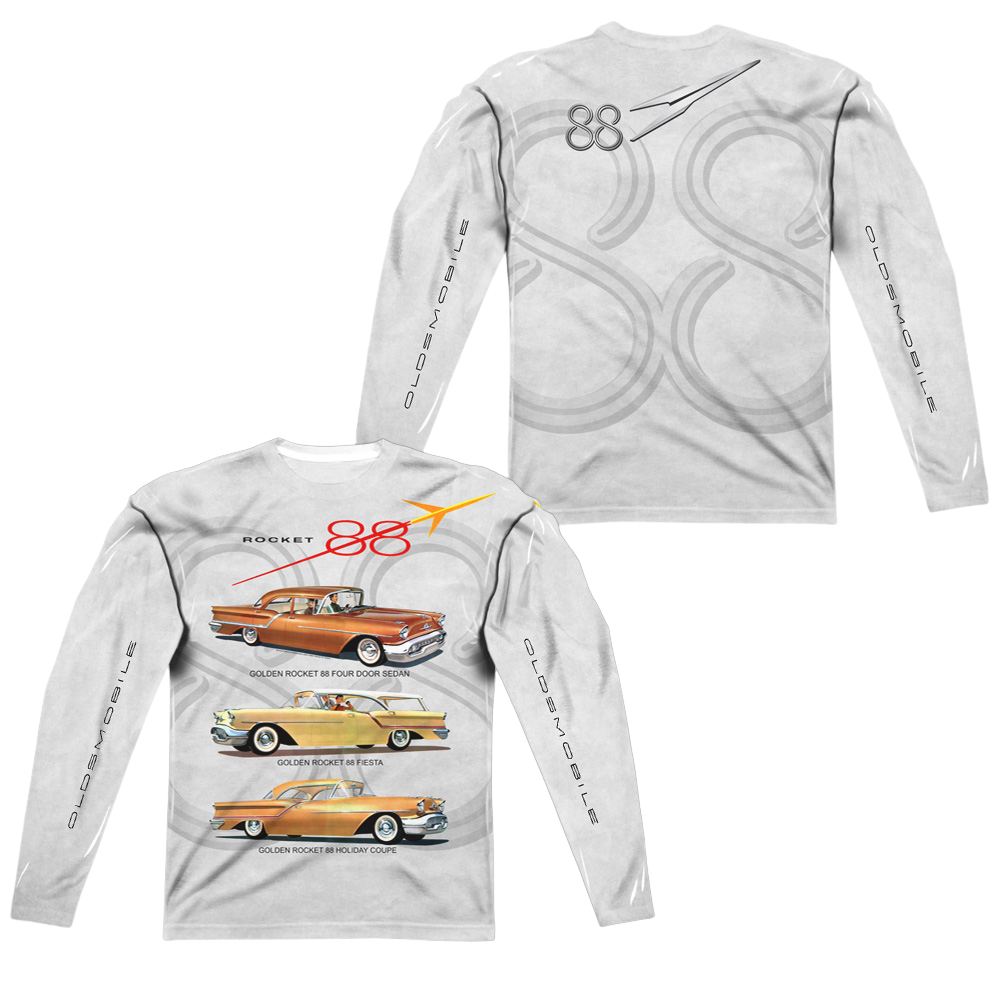 Oldsmobile Rocket Line Men's All-Over Print T-Shirt Men's All-Over Print Long Sleeve Oldsmobile