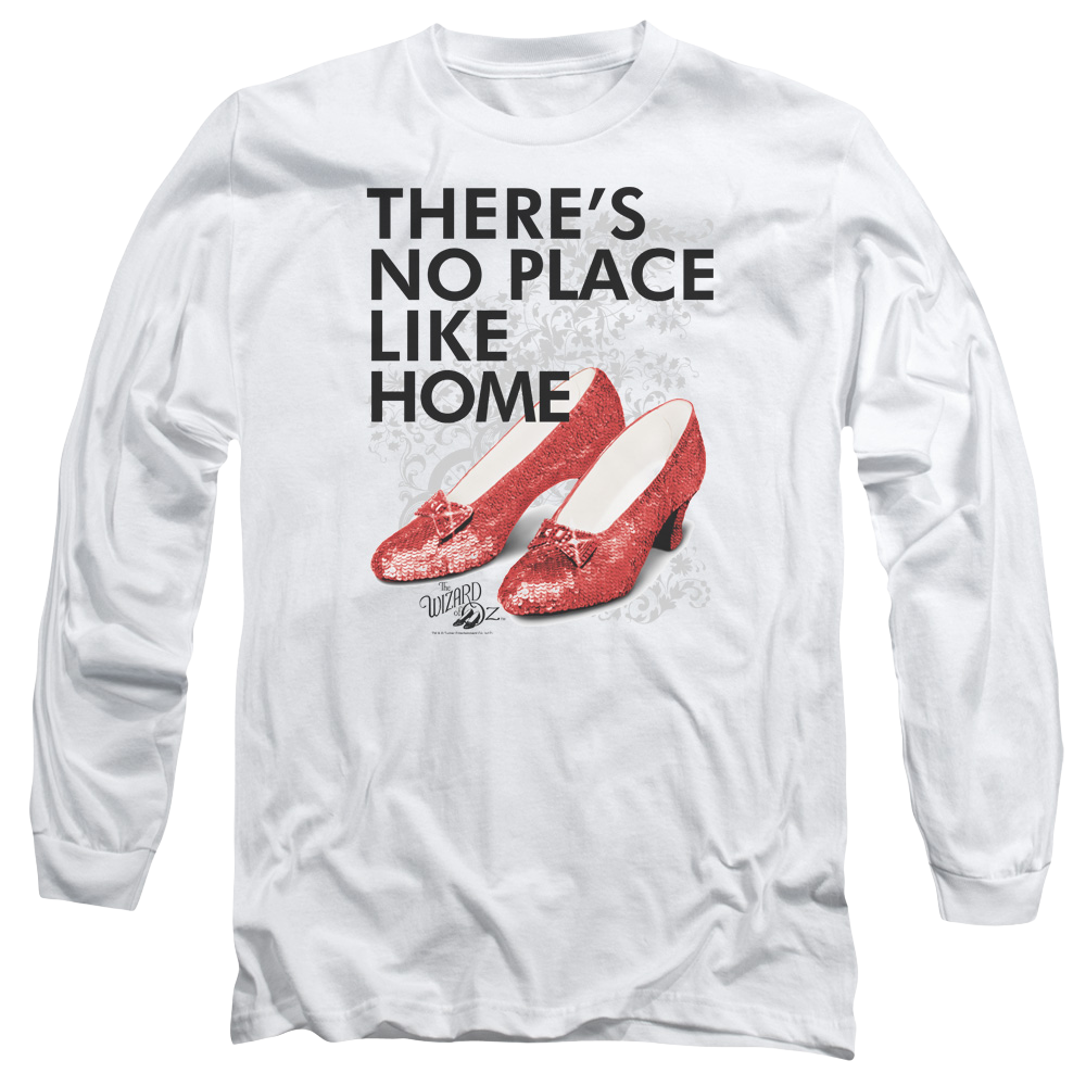 Wizard of Oz No Place Like Home Men's Long Sleeve T-Shirt Men's Long Sleeve T-Shirt Wizard of Oz