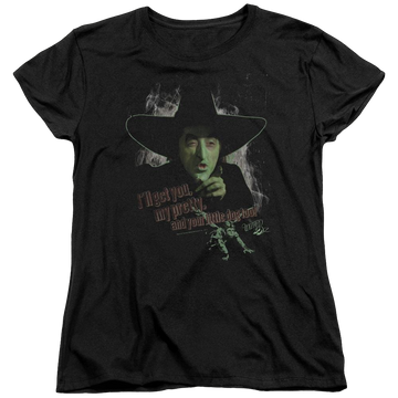 Black women's t-shirt with Wizard of Oz And Your Little Dog Too graphic